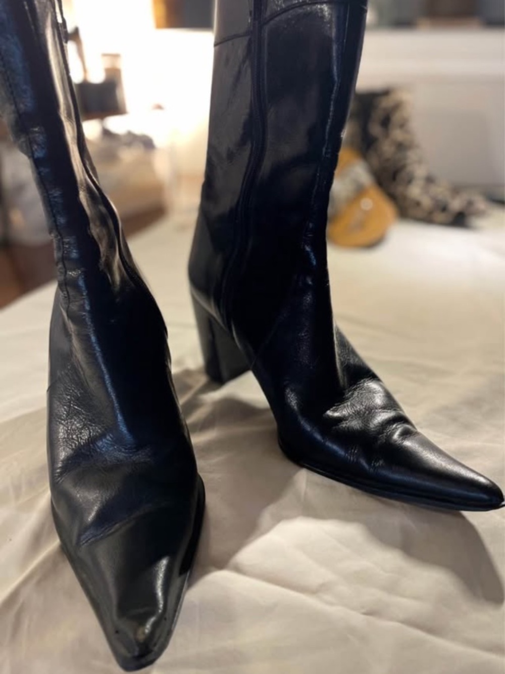 BLACK BOOTS - Size 8